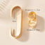 Conjunto de Anillos y Pulseras de Personalidad Geométrica para Mujeres
