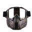 Men Women Ski Snowboard Snowmobile Goggles Snow Winter Windproof Skiing Glasses Motocross Sunglasses with Face Mask - Korvel