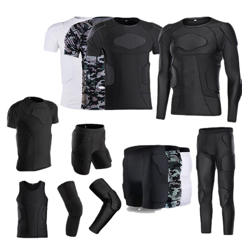 Premium Anti-Collision Football Training Suit - Olive Jersey