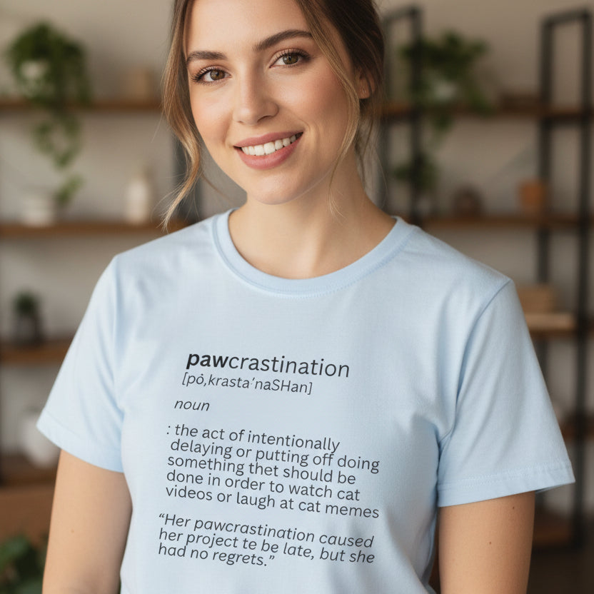 T-shirt Softstyle Femme Pawcrastination