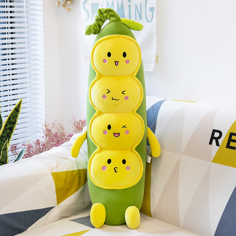 Pea Pillow Plush Toy Long Sleep Doll Caterpillar Grabber Doll - Korvel