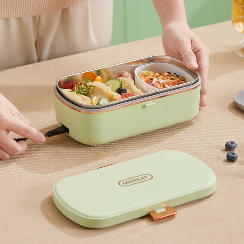 900ML Portable Electric Lunch Box for Office Workers. Self - heating, steaming, cooking, with heat preservation - Korvel