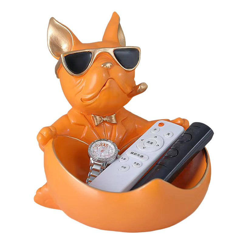 Cute French Bulldog Resin Figurine, Perfect for Table Decoration - Korvel
