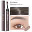 Waterproof Brown Grey Eyebrow Dyeing Cream Pencil Natural Lasting Non-smudge Setting Dye Eye Brow Pen with Brush Makeup Cosmetic - Korvel