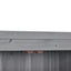 Wooden Garden Shed 3-tier Patio Storage Cabinet Outdoor Organizer Wooden Lockers with Fir Wood (Gray Wood Color -Shutter Design) - Korvel