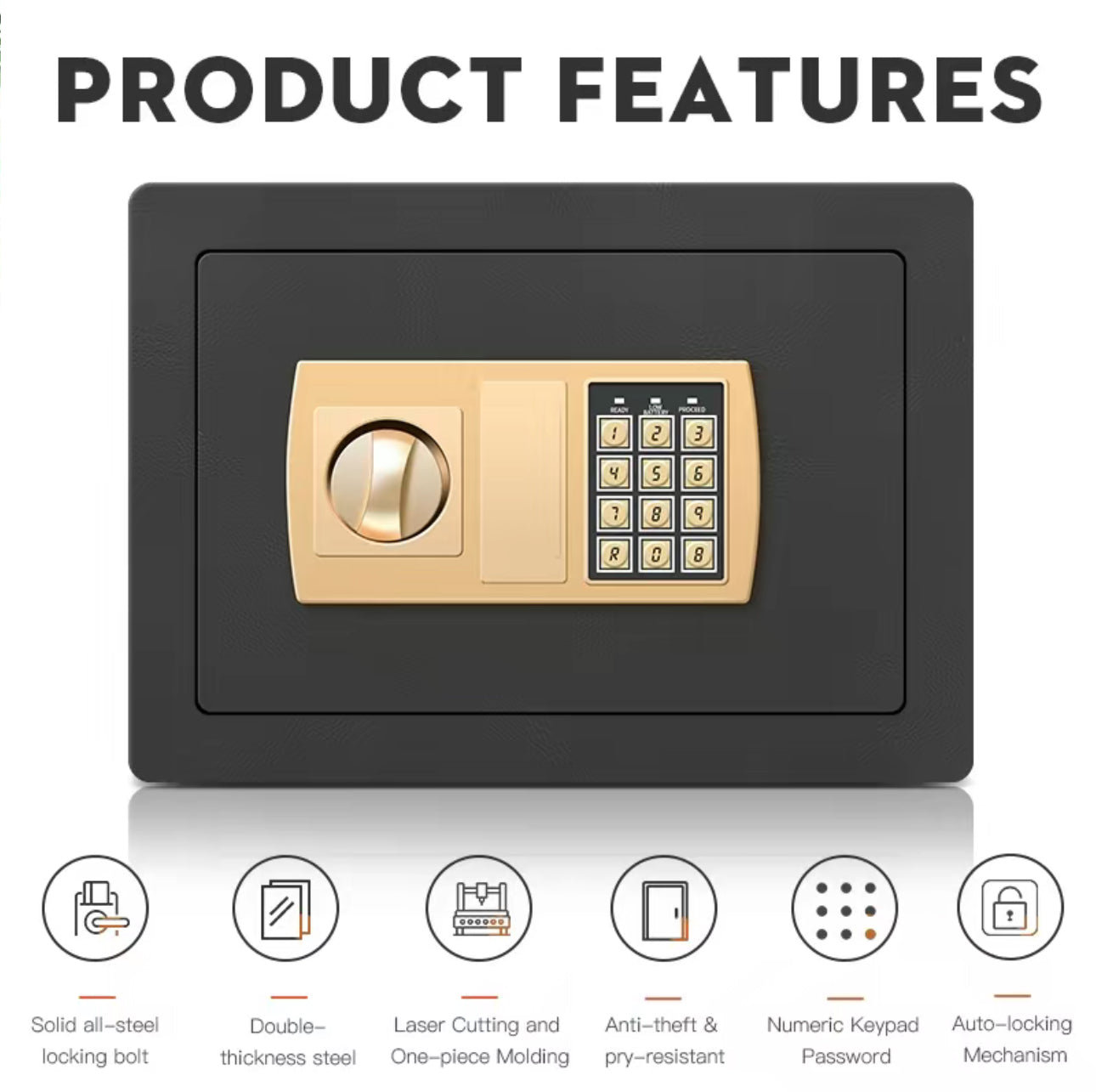 SecureVault Safe Box - Korvel