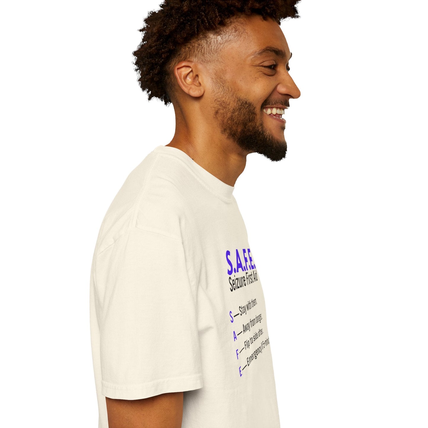 S.A.F.E. Seizure First Aid T-Shirt – Epilepsy Awareness Tee
