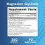 Premium Magnesium Glycine Capsules for Adults