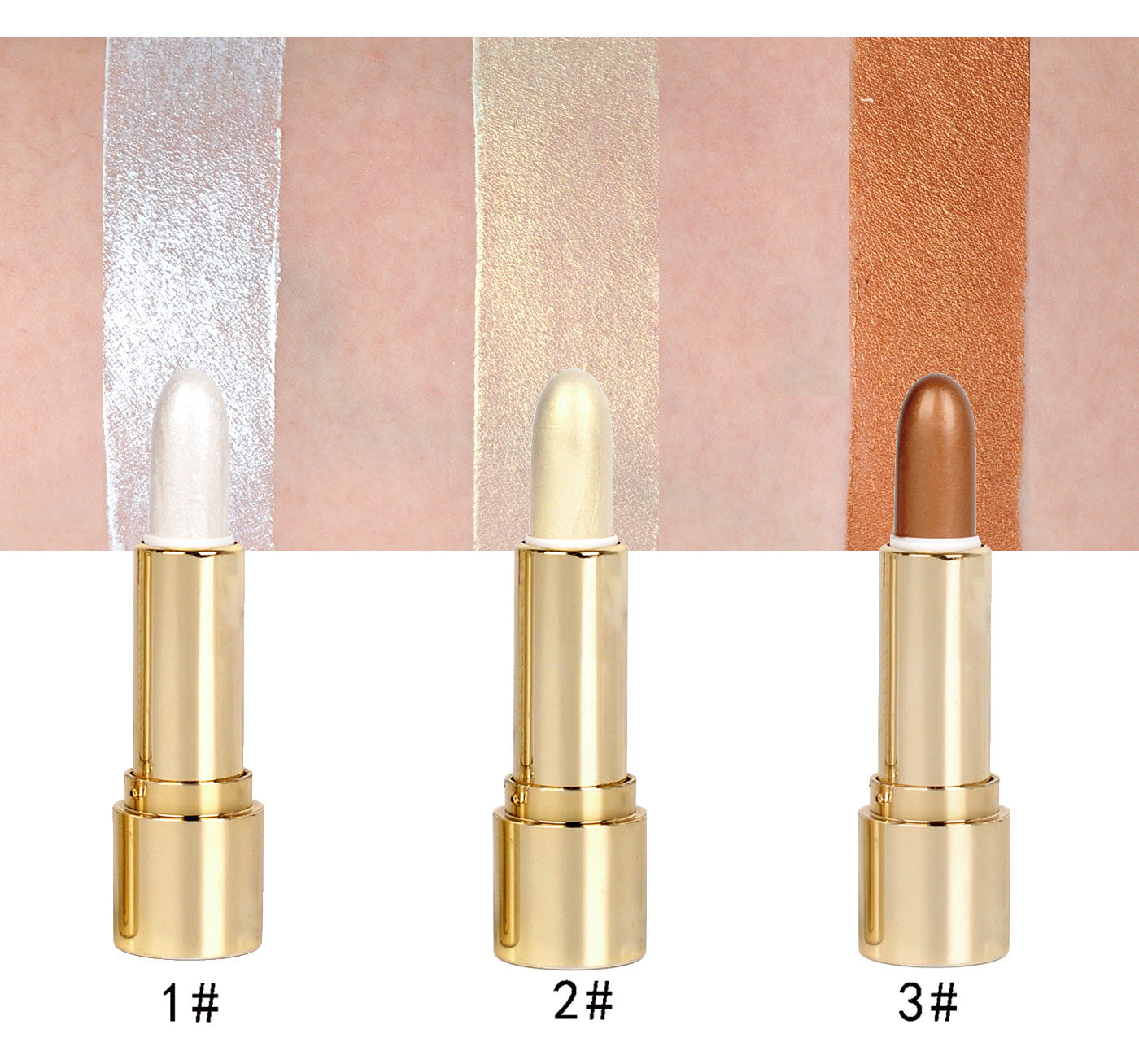 HANDAIYAN Three Dimensional High Gloss Repair Stick Highlighter Stick Brightening Stick Lying Silkworm Pen Eye Opening Pen - Korvel