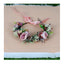 Vintage flower wreath autumn pine cone handmade simulation flower bridal hair accessory Hanfu headwear female - Korvel