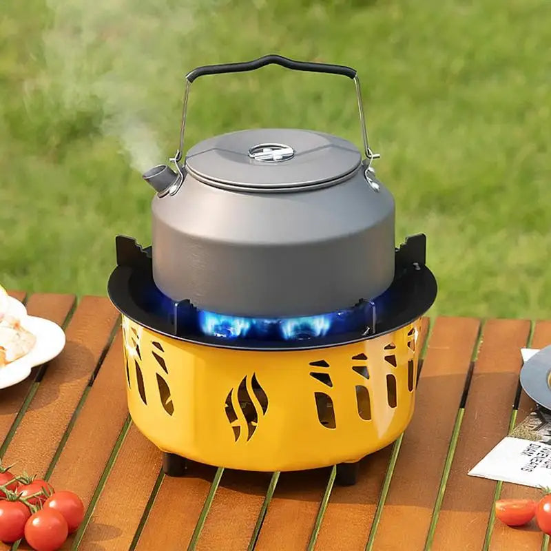 Brûleur à gaz portable pour camping avec sac de transport