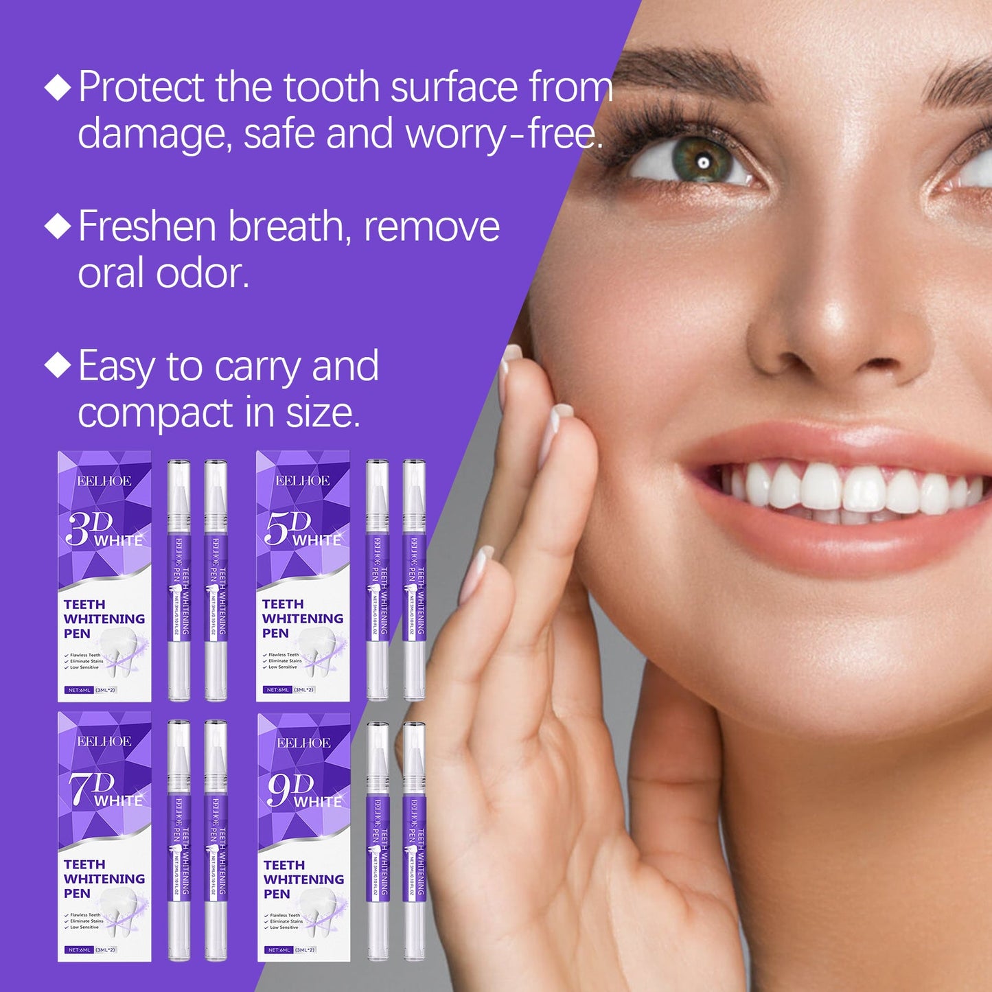 Stylo de Blanchiment Premium pour des Sourires Éclatants