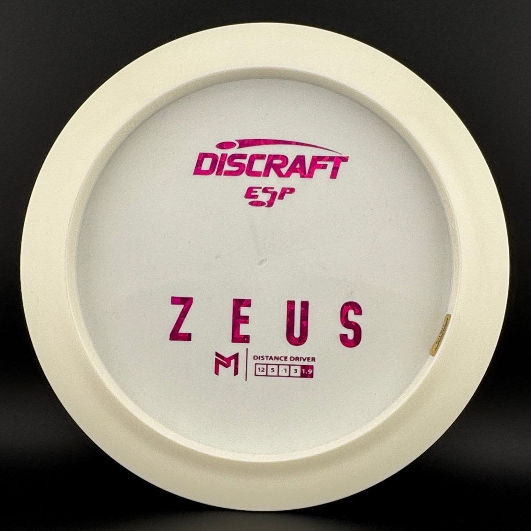 White ESP Zeus - Paul McBeth Signature Disc