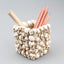 Square small skull pen holder storage desktop storage bucket home storage potted plants - Korvel