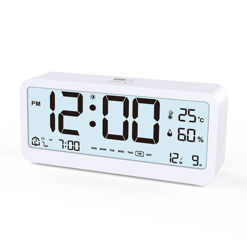 Reloj Digital Multifuncional con Brillo Ajustable