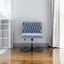 Armless Office Desk Chair No Wheels BLUE - Korvel