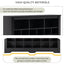 ONTREND Sleek Design 24 Shoe Cabinet - Modern Black Organizer