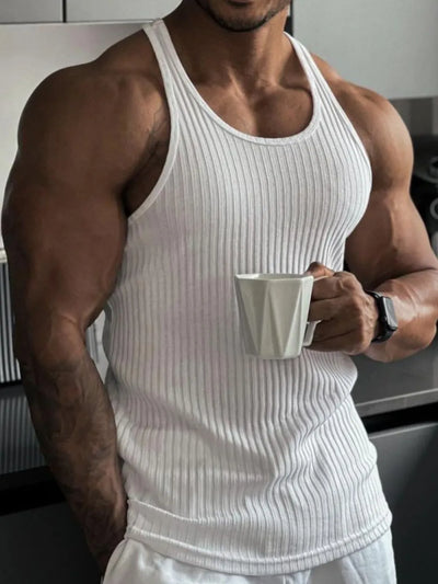 Débardeur à col rond grande taille pour hommes