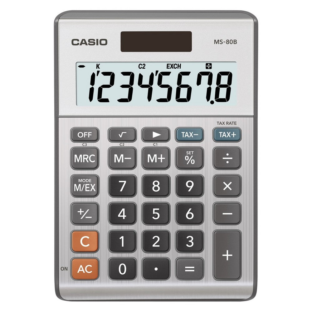 Calculatrice de bureau solaire Casio MS80