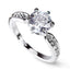Elegant and luxurious wedding ring, women's Korean version of the living mouth ring - Korvel