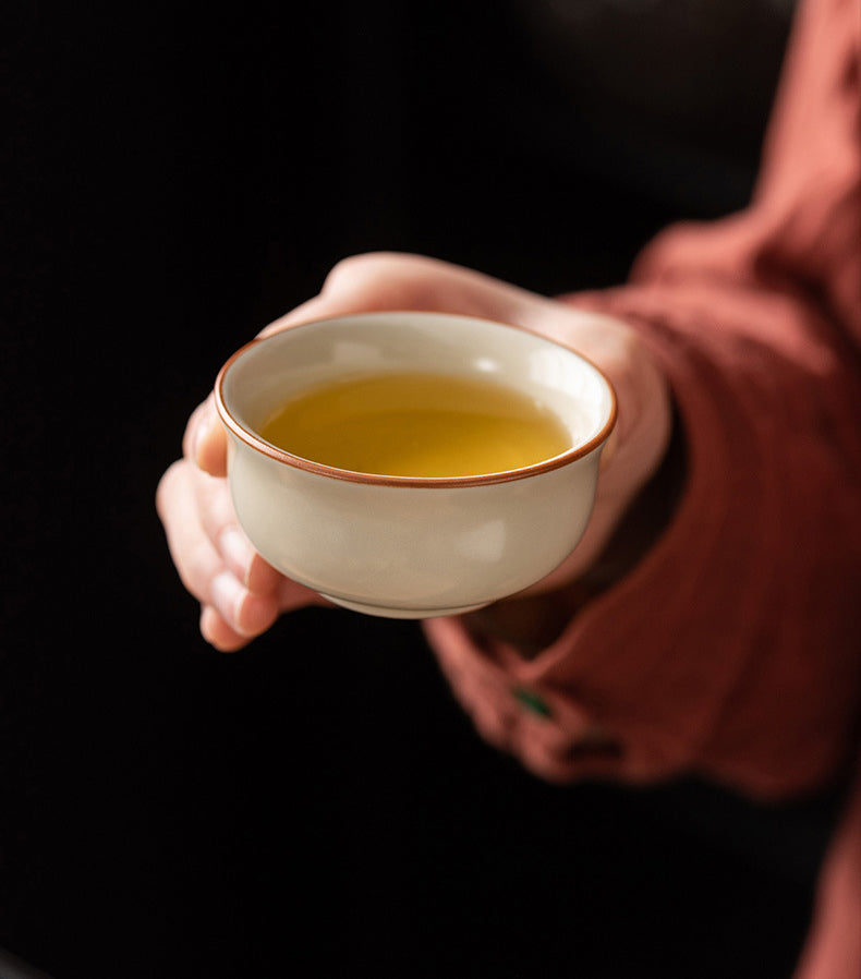 Juego de té Kung Fu chino Ru Kiln - Colección de cerámica elegante