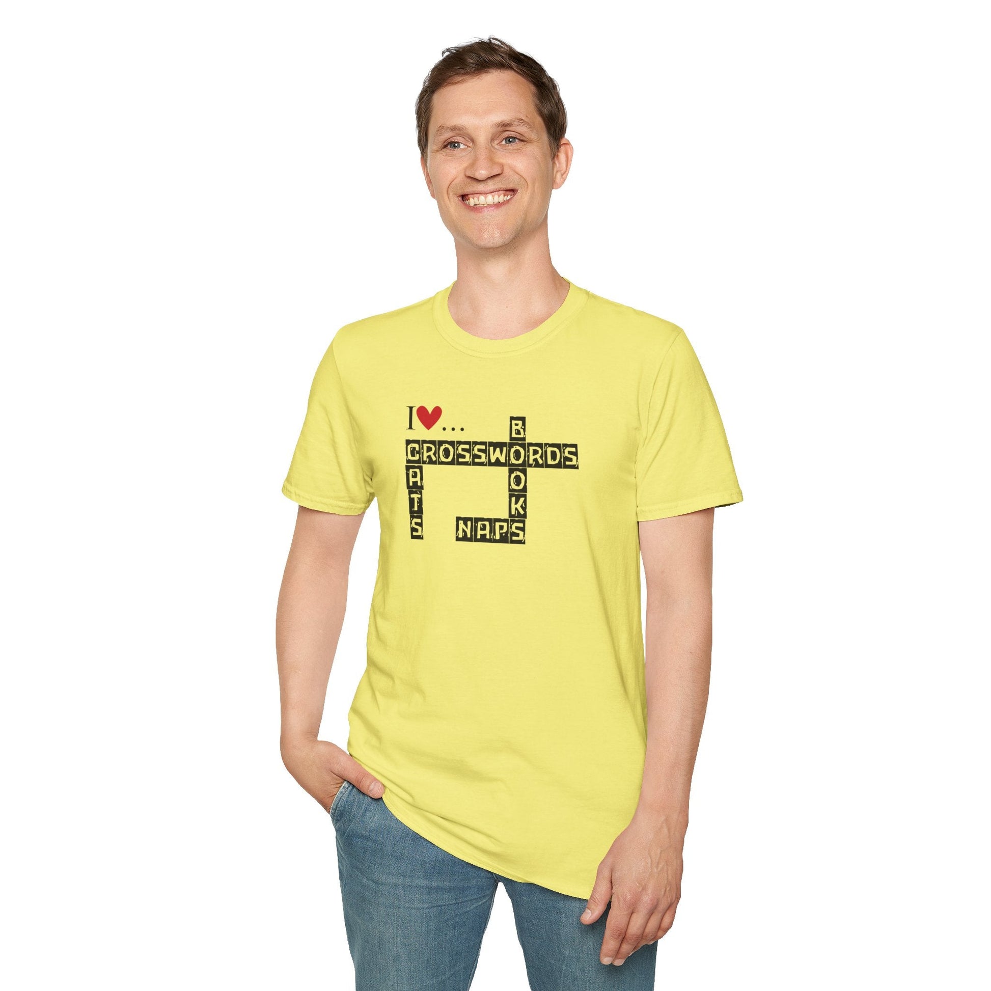 Purrfectly Cozy Crosswords Unisex T-Shirt - Korvel