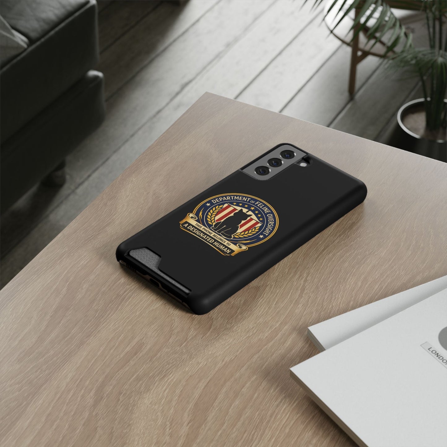 Department of Feline Oversight MagSafe iPhone Case - Designated Human Edition