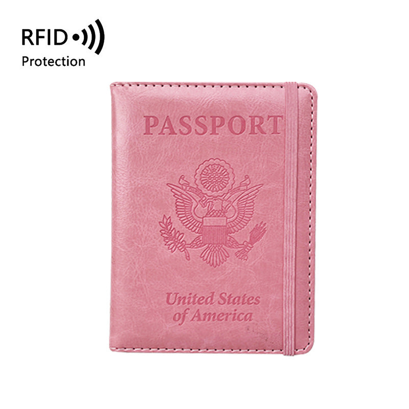 Elegant Leather Passport Case for Travel and Daily Use