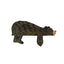 Décoration de cadre de porte en bois d'ours brun