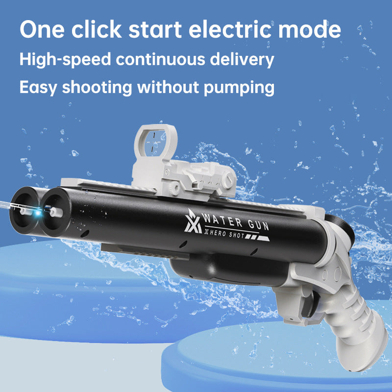 Double tube electric water gun outdoor water play and war toy - Korvel