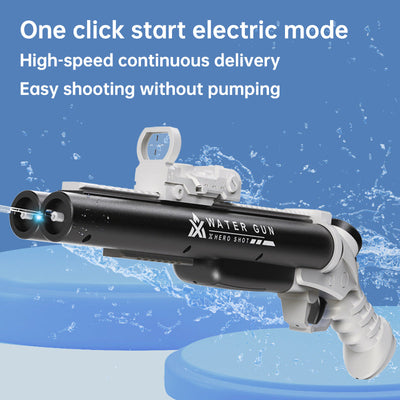 Double tube electric water gun outdoor water play and war toy - Korvel