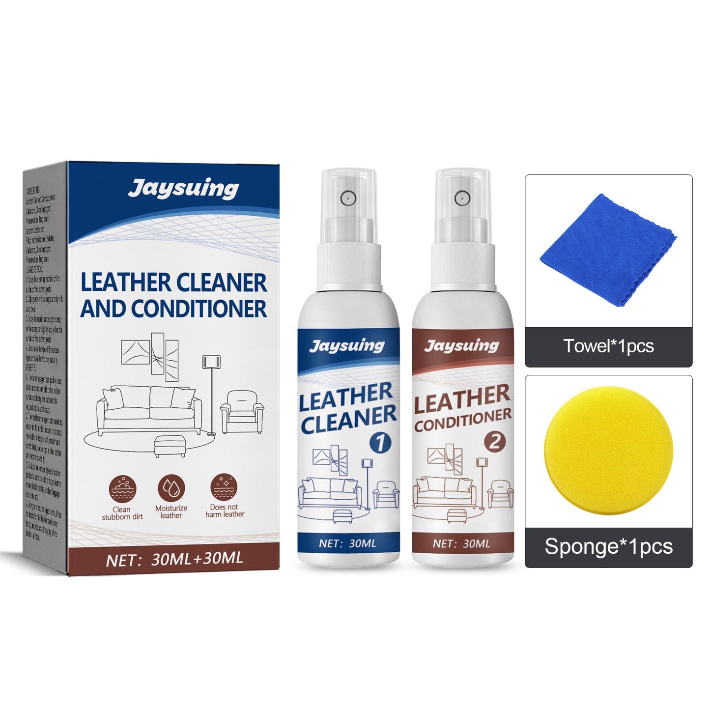 Leather Cleaning And Maintenance Agent, Leather Care Leather Suit Sofa Maintenance Cleaner - Korvel