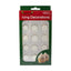 Décorations comestibles de gâteau de Noël - Assortiment de flocons de neige