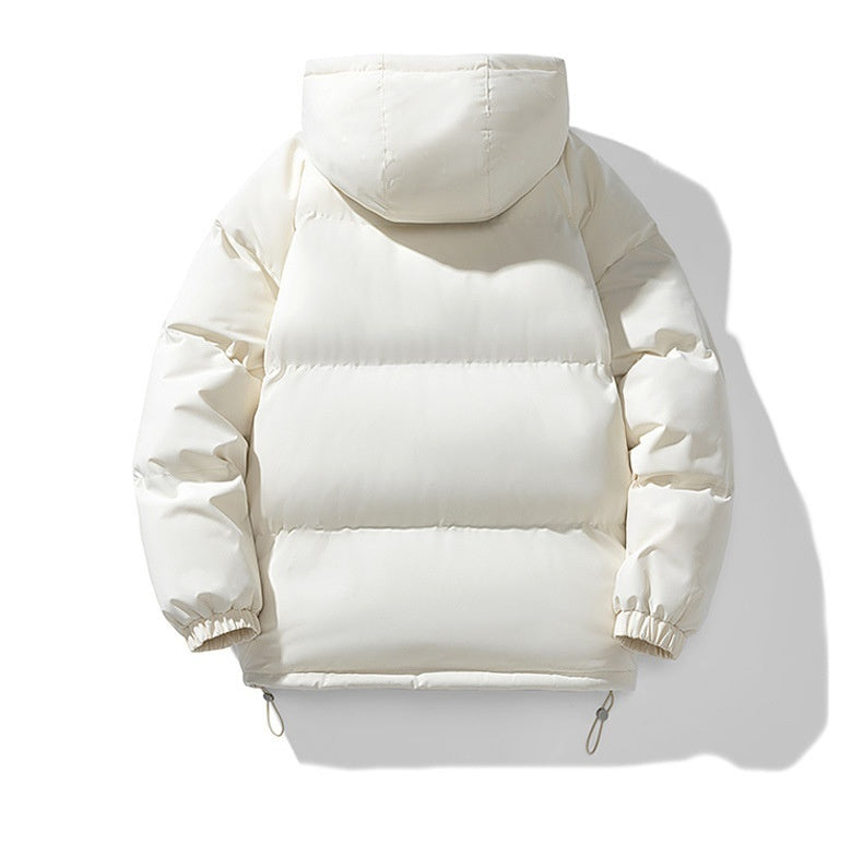Men's Thickened Cotton-Padded Hoodie Coat for Winter
