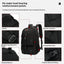 Mochila de Senderismo Impermeable Premium con Capacidad Extra Grande