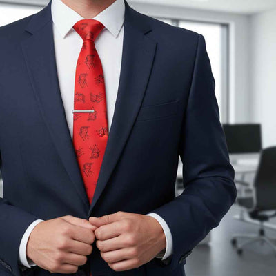 Corbata USA Statement – Corbata Gráfica Satinada Patriótica