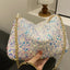 Sequin Removable Strap Shoulder Bag - Korvel