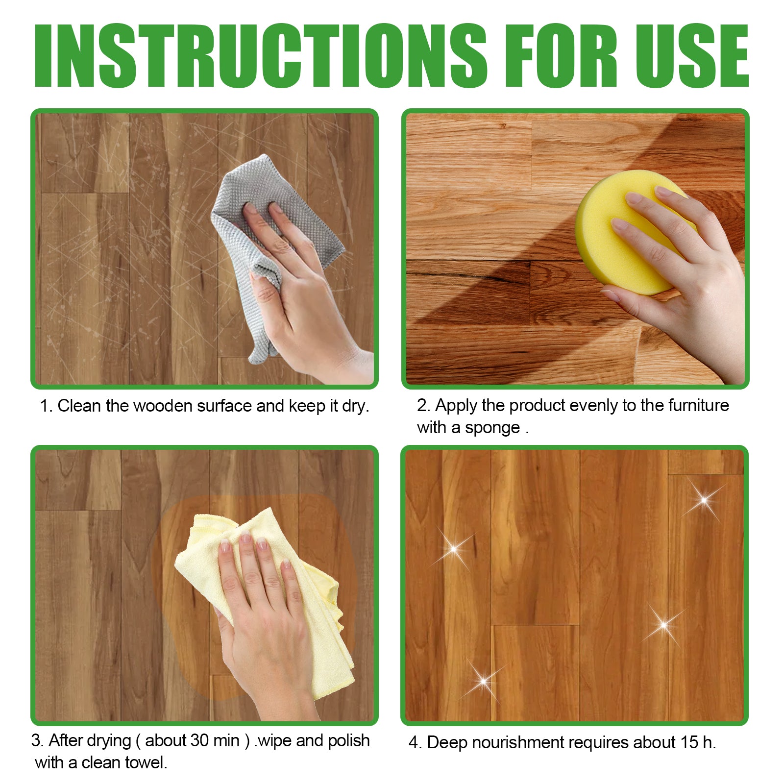 Wood Scratch Repair Beeswax, Solid Wood Floor Furniture Waxing Repair Scratch Repair Beeswax - Korvel