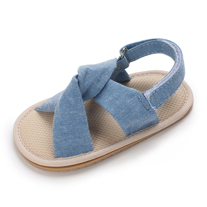 Toddler Shoes 0-1 Year Old Baby Girl Summer Sandals Soft Bottom Breathable Baby Shoes - Korvel