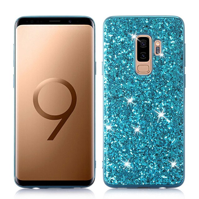 Phone Case for Samsung Galaxy S9 Plus Case Silicon Bling Glitter Crystal Sequins Soft TPU Cover Fundas for Samsung S9 Plus S9 - Korvel
