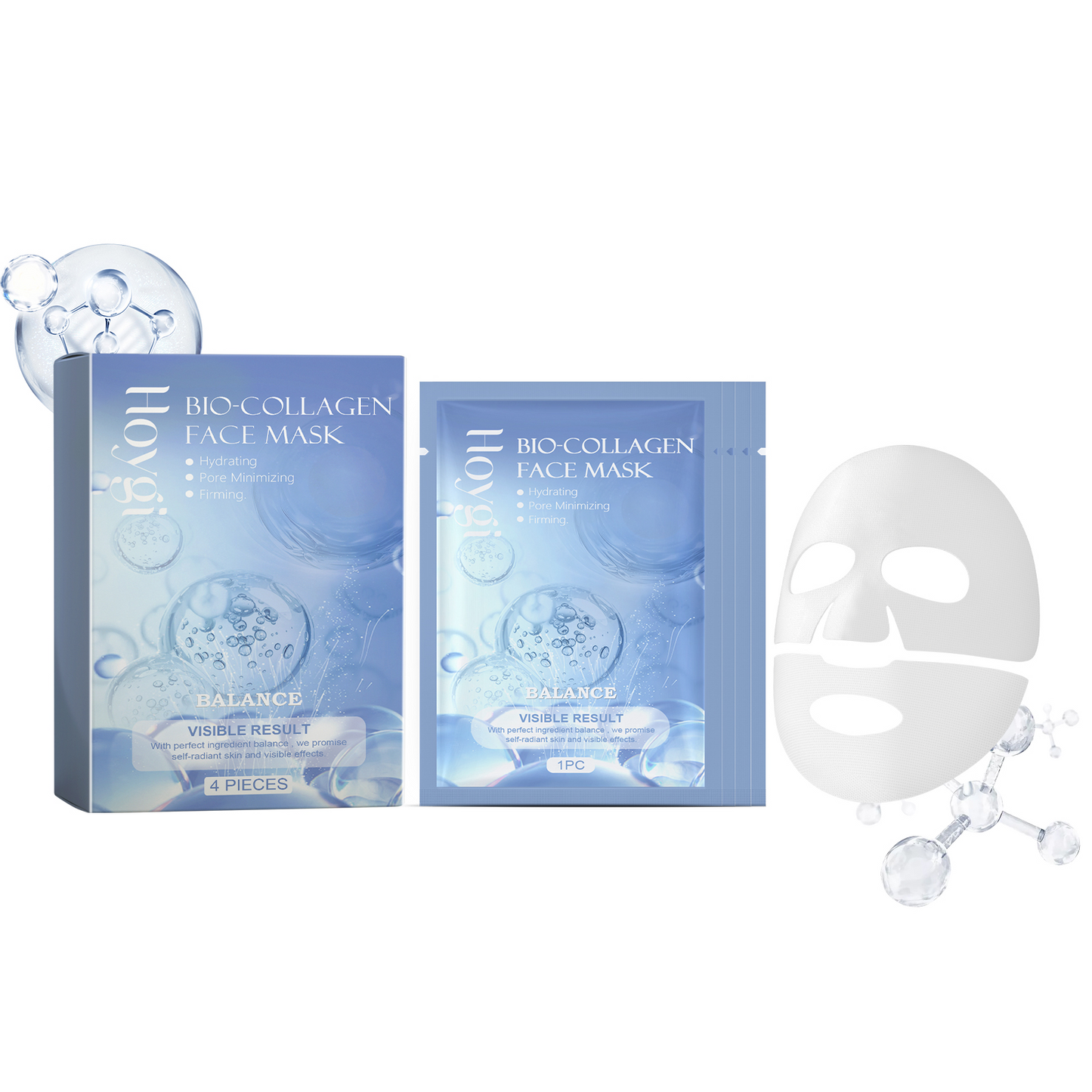 Collagen Moisturizing Mask Series, Gentle Moisturizing And Moisturizing Skin Refreshing Care Mask - Korvel