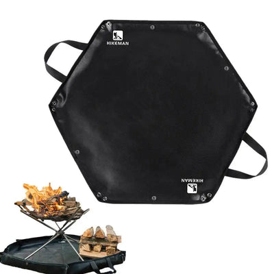 Hexagonal Fireproof Mat for Camping and Outdoor Use