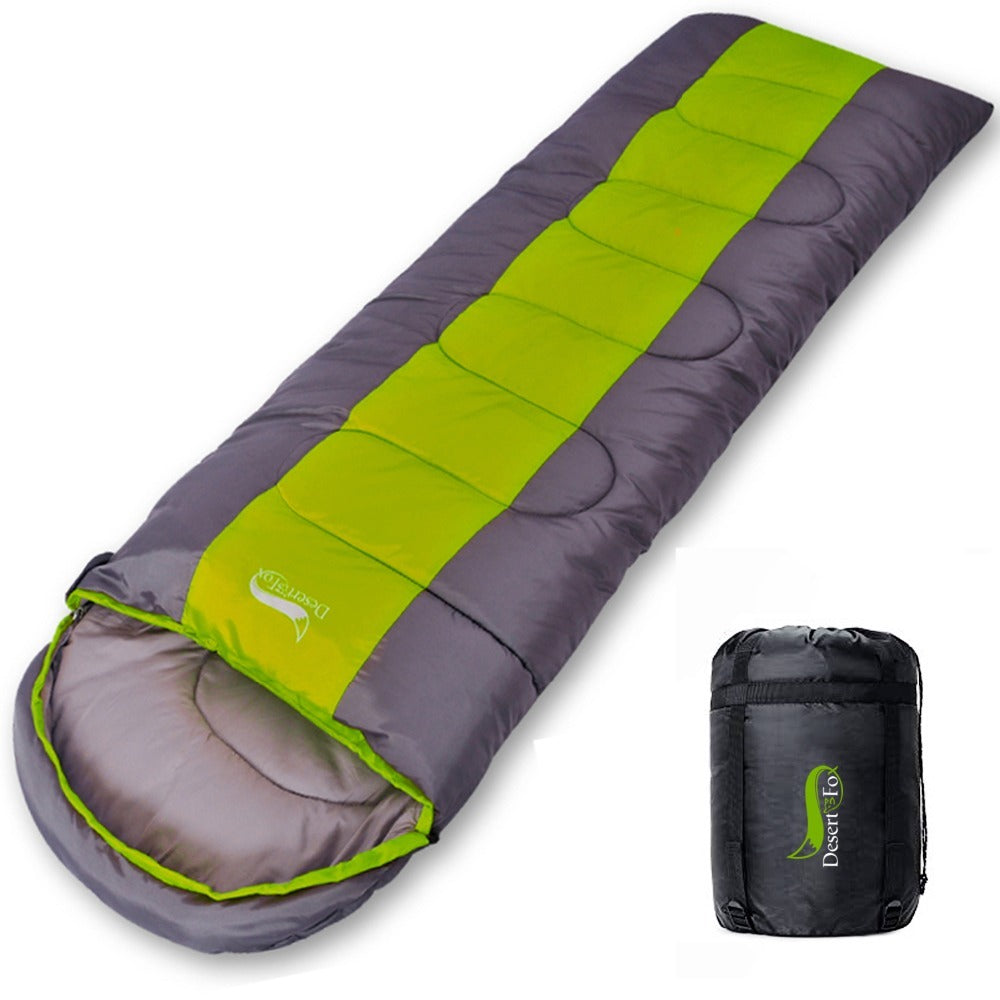 Saco de dormir ligero premium para camping en todas las estaciones