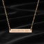 Collar de barra BELIEVE ME – Joyería política minimalista