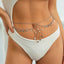Metal Star Butterfly Waist Chain Beach Wind Pearl Tassel Body Chain - Korvel