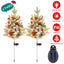 Relleno de Urna de Árbol de Navidad Iluminado Solar - 2 Pcs
