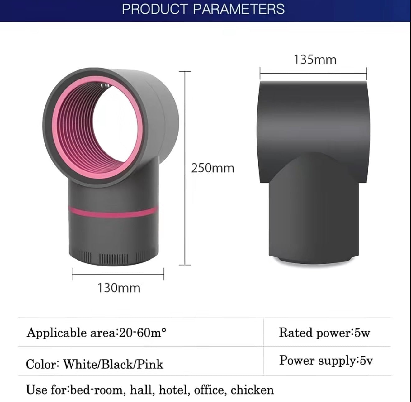 Lampe piège à insectes électrique FlyGuard