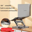 MCHOSE LS928 3rd Gen Aluminum Laptop Stand - Premium Folding Design