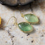 Copper Stone Teardrop Earrings - Korvel