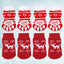 8pcs Pet Warm Cotton Socks Soft Anti Slip Claw Pattern Protect Feet Cold Snow Christmas Dog Cat Stockings Gifts - Korvel